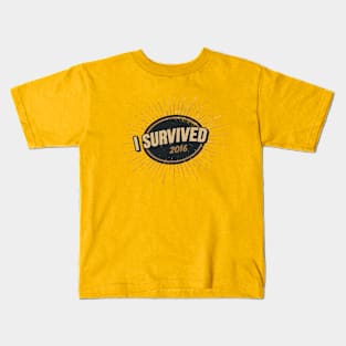 I Survived 2016 Kids T-Shirt